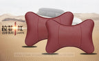 Car Neck Pillows Headrest Relief Filled Fiber Universal Car Pillow Both Side Pu Leather 1pcs Pack Headrest For Car Neck Pillows Both Side Pu Leather Headrest Head Pain Relief Filled Fiber Universal Car Pillow Neck Pillow Softness Car Headrest Pillow