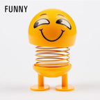 Car Ornaments Bobblehead Nod Dolls Cute Cartoon Funny Wobble Head Robot Lovely Car Dashboard Decoration Auto Facial Expression Shaking Head Toys Car Ornaments Bobblehead Nod Dolls Cute Cartoon Funny Wobble Head Robot Lovely Car Dashboard Decor Stevvex