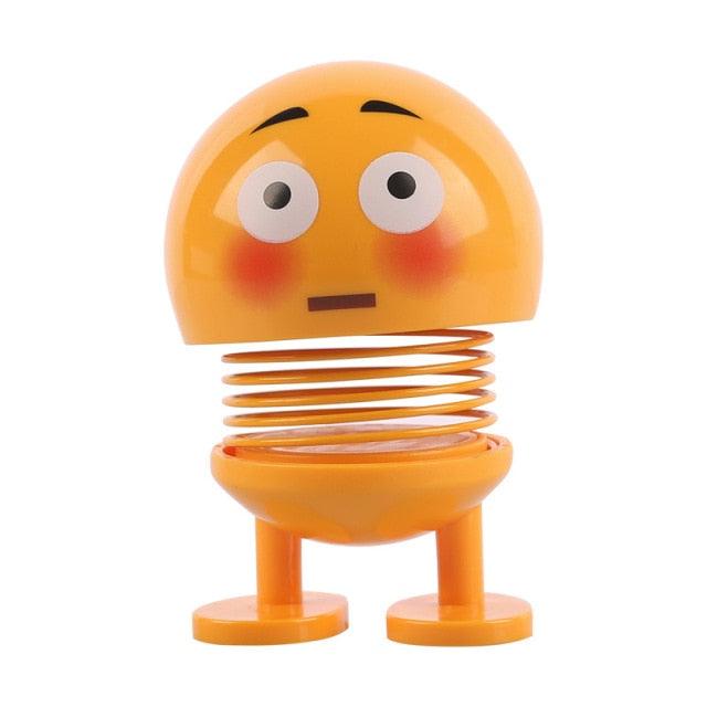 Car Ornaments Bobblehead Nod Dolls Cute Cartoon Funny Wobble Head Robot Lovely Car Dashboard Decoration Auto Facial Expression Shaking Head Toys Car Ornaments Bobblehead Nod Dolls Cute Cartoon Funny Wobble Head Robot Lovely Car Dashboard Decor Stevvex