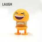 Car Ornaments Bobblehead Nod Dolls Cute Cartoon Funny Wobble Head Robot Lovely Car Dashboard Decoration Auto Facial Expression Shaking Head Toys Car Ornaments Bobblehead Nod Dolls Cute Cartoon Funny Wobble Head Robot Lovely Car Dashboard Decor Stevvex