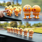 Car Ornaments Bobblehead Nod Dolls Cute Cartoon Funny Wobble Head Robot Lovely Car Dashboard Decoration Auto Facial Expression Shaking Head Toys Car Ornaments Bobblehead Nod Dolls Cute Cartoon Funny Wobble Head Robot Lovely Car Dashboard Decor Stevvex
