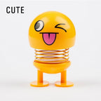 Car Ornaments Bobblehead Nod Dolls Cute Cartoon Funny Wobble Head Robot Lovely Car Dashboard Decoration Auto Facial Expression Shaking Head Toys Car Ornaments Bobblehead Nod Dolls Cute Cartoon Funny Wobble Head Robot Lovely Car Dashboard Decor Stevvex