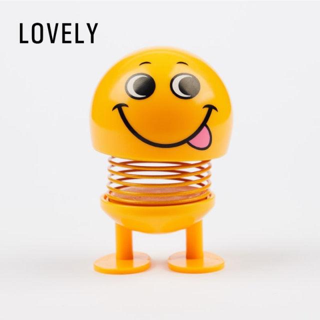 Car Ornaments Bobblehead Nod Dolls Cute Cartoon Funny Wobble Head Robot Lovely Car Dashboard Decoration Auto Facial Expression Shaking Head Toys Car Ornaments Bobblehead Nod Dolls Cute Cartoon Funny Wobble Head Robot Lovely Car Dashboard Decor Stevvex