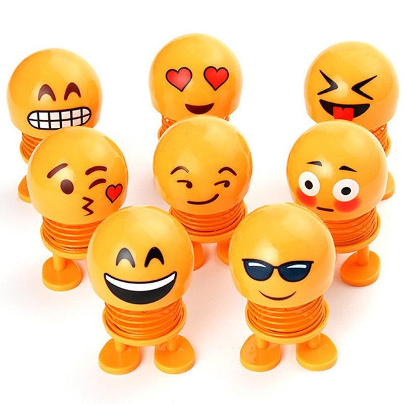 Car Ornaments Bobblehead Nod Dolls Cute Cartoon Funny Wobble Head Robot Lovely Car Dashboard Decoration Auto Facial Expression Shaking Head Toys Car Ornaments Bobblehead Nod Dolls Cute Cartoon Funny Wobble Head Robot Lovely Car Dashboard Decor Stevvex