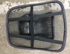 Car Seat Chair Back Cushion Mesh Lumbar Back Brace Car Seat Chair Cushion Massage Back Cushion Pad Support Home Office Lumbar Support Car Mesh Back Support with Massage Beads Ergonomic Designed For Comfort Lower Back Pain Relief Stevvex