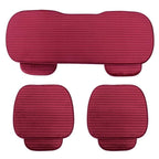 Car Seat Cover Front Rear Flocking Cloth Cushion Non Slide Auto Accessories Universal Seat Protector Mat Pad Keep Warm in Winter Breathable Comfort Car Front Drivers or Passenger Seat Cushion, Universal Auto Interior Seat Bottom Protector Mat