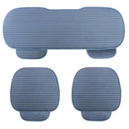 Car Seat Cover Front Rear Flocking Cloth Cushion Non Slide Auto Accessories Universal Seat Protector Mat Pad Keep Warm in Winter Breathable Comfort Car Front Drivers or Passenger Seat Cushion, Universal Auto Interior Seat Bottom Protector Mat