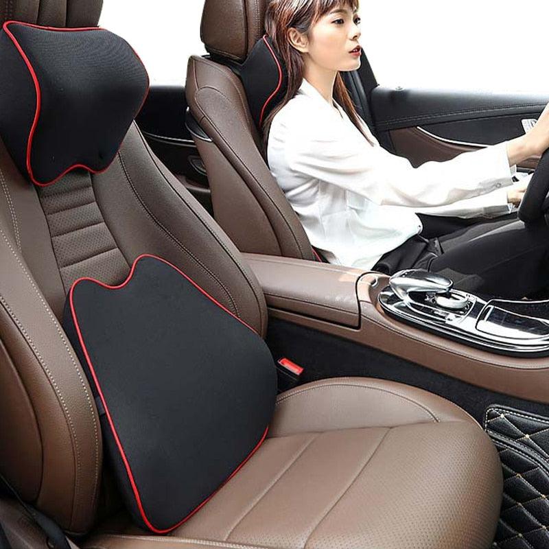 Car Seat Headrest Pillow Auto Memory Foam Car Neck Pillow Seat Head Support Lumbar Support For Office Chair Cushion Car Neck Headrest Pillow Car Accessories Cushion Auto Seat Head Support Neck Protector Automobiles Seat Neck Rest Car Neck For Car Auto Stevvex