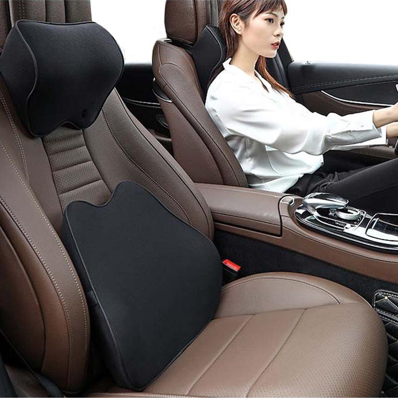 Car Seat Headrest Pillow Auto Memory Foam Car Neck Pillow Seat Head Support Lumbar Support For Office Chair Cushion Car Neck Headrest Pillow Car Accessories Cushion Auto Seat Head Support Neck Protector Automobiles Seat Neck Rest Car Neck For Car Auto Stevvex