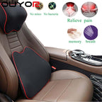 Car Seat Headrest Pillow Auto Memory Foam Car Neck Pillow Seat Head Support Lumbar Support For Office Chair Cushion Car Neck Headrest Pillow Car Accessories Cushion Auto Seat Head Support Neck Protector Automobiles Seat Neck Rest Car Neck For Car Auto Stevvex
