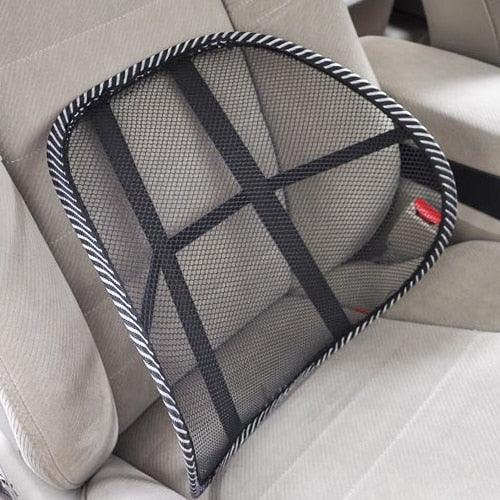 Car Seat Office Chair Massage Back Lumbar Support Mesh Ventilate Cushion Pad Car compatible with Lumbar Support with Double Breathable Seat Office Chair Massage Back Lumbar Support Mesh Ventilate Cushion Pad Black Mesh Back Lumbar Cushion for Car Driver Stevvex