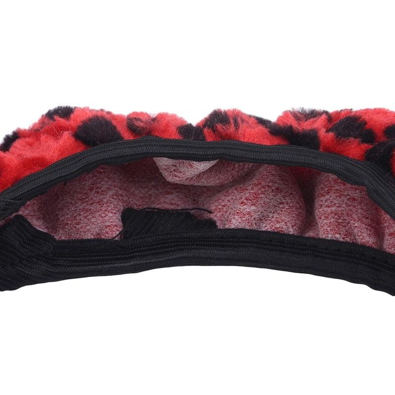 Car Steering Wheel Elastic Long Microfiber Plush Steering Wheel Cover Gearshift Handbrake Cover Protector Decoration Warm Super Thick Plush Collar Soft Car Steering Wheel Cover Decoration Warm Super Thick Plush Collar Soft Black Pink Women Man Stevvex