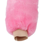 Car Steering Wheel Elastic Long Microfiber Plush Steering Wheel Cover Gearshift Handbrake Cover Protector Decoration Warm Super Thick Plush Collar Soft Car Steering Wheel Cover Decoration Warm Super Thick Plush Collar Soft Black Pink Women Man Stevvex
