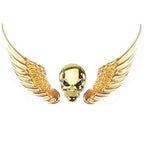 Car Stickers Metal 3D Double-sided Tape Stick 1 Pair Gold Sliver Wing Decals Decorations Emblem Logo Badge Bumper Trunk Tailgate Window Angel Wings Emblem 3D Metal Car Auto Symbol Motorcycle Car Styling Tools Accessories
