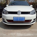 Car Styling Fashion Front Grills Stickers Car Accessories Decorative Car Body Decals Grille Trim Center Mesh Strip Sticker Cover Guards Compatible Decorative Auto Body Stickers for Cars Motorcycles Stevvex