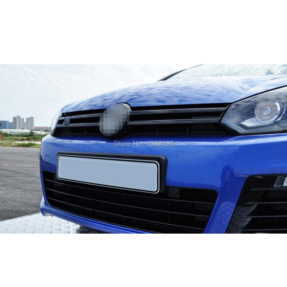 Car Styling Fashion Front Grills Stickers Car Accessories Decorative Car Body Decals Grille Trim Center Mesh Strip Sticker Cover Guards Compatible Decorative Auto Body Stickers for Cars Motorcycles Stevvex
