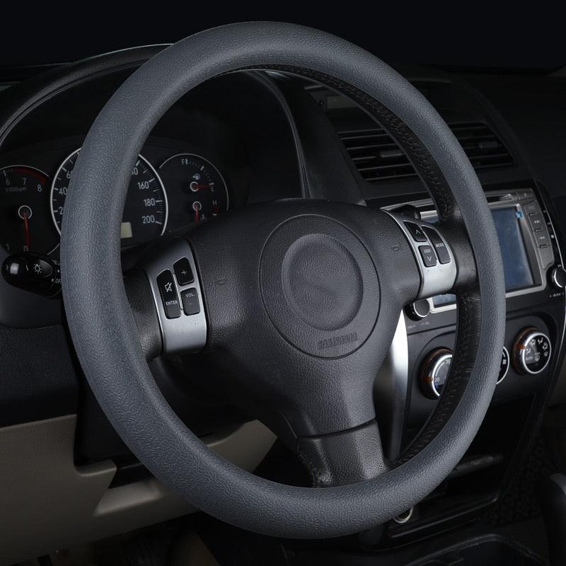 Car Styling Universal Car Silicone Steering Wheel Glove Cover Texture Soft Multi Color Soft Silicon Car Steering Wheel Cover Ethnic Style Car Accessories Steering Wheel Covers Anti Skid Better Grips Steering Wheel Cover Women Steering Wheel Accessories Stevvex