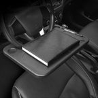 Car Table Steering Wheel Eat Work Cart Drink Food Coffee Goods Auto Steering Wheel Desk Holder Tray Car Laptop Computer Desk Mount Stand Seat Table Back Seat Headrest Tray for Eating Food Drink Writing Laptop Steering Wheel Tray Stevvex