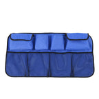 Car Trunk Organizer Adjustable Backseat Storage Bag Net High Capacity Multi-use Oxford Automobile Adjustable Strap Durable Seat Back Organizers Universal Back Seat Trunk Organizer Hanging Car Organizer Trunk Foldable Cargo Storage Backseat Trunk Organizer Stevvex
