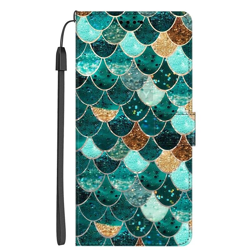Card Holder PU Leather Wrist Strap Protective Wallet Case Marble Leather Case For Xiaomi Redmi Note 11S 11 Pro 5G Flip Cover Stand Wallet Book Case For Redmi Note11S 11Pro 5G 2022 Stevvex