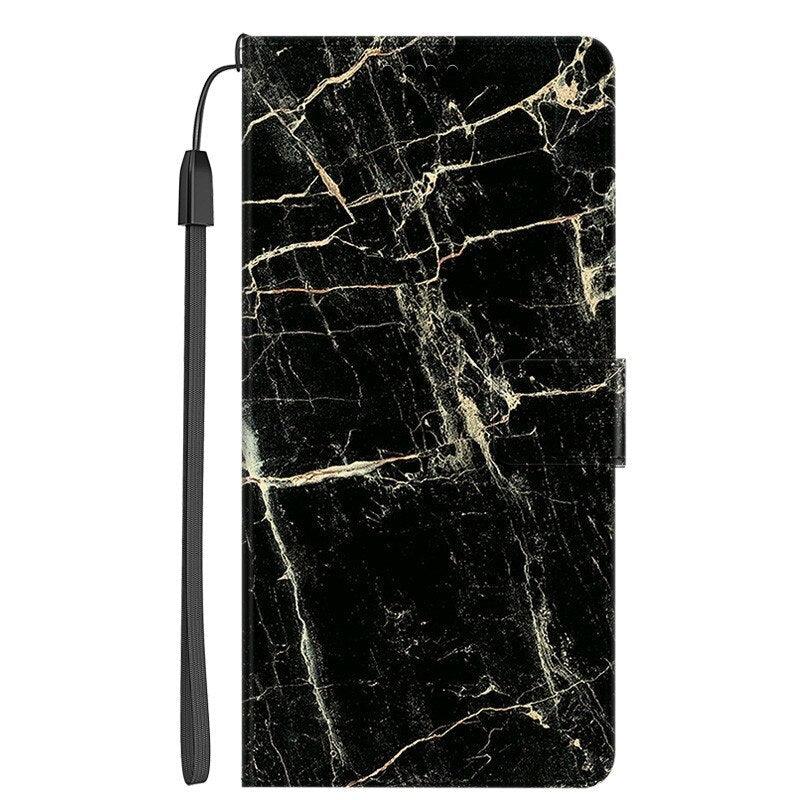 Card Holder PU Leather Wrist Strap Protective Wallet Case Marble Leather Case For Xiaomi Redmi Note 11S 11 Pro 5G Flip Cover Stand Wallet Book Case For Redmi Note11S 11Pro 5G 2022 Stevvex