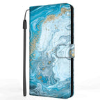 Card Holder PU Leather Wrist Strap Protective Wallet Case Marble Leather Case For Xiaomi Redmi Note 11S 11 Pro 5G Flip Cover Stand Wallet Book Case For Redmi Note11S 11Pro 5G 2022 Stevvex