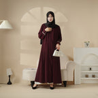 Cardigan Abaya, Western Style Abaya (MOA061) - SJB-DIAMOND ELITES