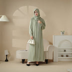 Cardigan Abaya, Western Style Abaya (MOA061) - SJB-DIAMOND ELITES