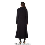 Wool Blend Double Breasted Maxi Coat (2004-WOOL)