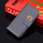 Cartoon Animal Cute Leather Wallet Flip Case Creative Magnetic Protective Cover Lovely Animal Flip Leather Phone Case For iPhone 13 12 11 Pro X XS XR Max Card Holder Funny Phone Cover Stevvex