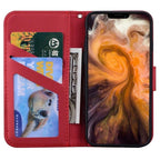 Cartoon Animal Cute Leather Wallet Flip Case Creative Magnetic Protective Cover Lovely Animal Flip Leather Phone Case For iPhone 13 12 11 Pro X XS XR Max Card Holder Funny Phone Cover Stevvex
