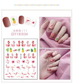 Cartoon Characters Plants Animals Forest Flowers Small Fresh Flowers 3D Nail Stickers Hyuna Style Nail Patch Waterproof Self Adhesive Nail Decals for Nail Art Decoration Including Hearts Stars Letters Bowknot Leaves Flowers Plants Fruits Butterflies