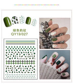 Cartoon Characters Plants Animals Forest Flowers Small Fresh Flowers 3D Nail Stickers Hyuna Style Nail Patch Waterproof Self Adhesive Nail Decals for Nail Art Decoration Including Hearts Stars Letters Bowknot Leaves Flowers Plants Fruits Butterflies