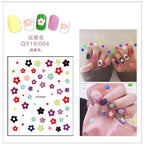 Cartoon Characters Plants Animals Forest Flowers Small Fresh Flowers 3D Nail Stickers Hyuna Style Nail Patch Waterproof Self Adhesive Nail Decals for Nail Art Decoration Including Hearts Stars Letters Bowknot Leaves Flowers Plants Fruits Butterflies