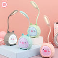 Cartoon Desk Lamp Eye Protection Energy-saving Reading Lamp USB Charging Sleeping Night Light LED Table Lamp for Kids Cute Study Lamps for Bedroom Décor Stevvex
