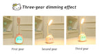 Cartoon Desk Lamp Eye Protection Energy-saving Reading Lamp USB Charging Sleeping Night Light LED Table Lamp for Kids Cute Study Lamps for Bedroom Décor Stevvex