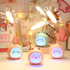 Cartoon Desk Lamp Eye Protection Energy-saving Reading Lamp USB Charging Sleeping Night Light LED Table Lamp for Kids Cute Study Lamps for Bedroom Décor Stevvex