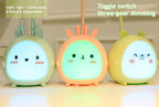 Cartoon Desk Lamp Eye Protection Energy-saving Reading Lamp USB Charging Sleeping Night Light LED Table Lamp for Kids Cute Study Lamps for Bedroom Décor Stevvex