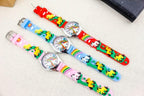 Cartoon Unicorn Childrens Watch 3D Rainbow Pony Girl Wristwatch Quartz Kids Watches Student Silicone Children Toddler Wrist Watch Birthday Gift For Girls Cute Child Watches Stevvex