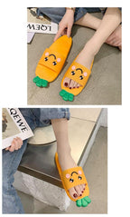 Cartoon Women Fashion Home Sandals Slippers Bathroom Bath Non-slip Slippers Quick Drying EVA Open Toe Soft Slippers Non-Slip Soft Shower Spa Bath Pool Gym House Sandals For Indoor Outdoor