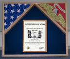 Military Flag Case For 2 Flags and Certificate Display Case. The Military Gift Store