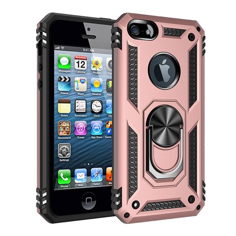 Cases With Ring for iPhone Slim Silicone Hard Cover Shock Absorption Lightweight Thin Case For iPhone 13 Pro Max 12 11 Case Magnet Ring Cover For iPhone Silicone Cover