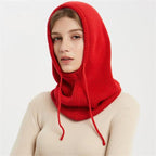Cashmere Winter Knitted Hat Beanie Women Scarf Skellies Beanies Winter Hats For Women Men Cap Solid Bonnet Mask Brand Hat Balaclava Shawl Women Winter Hat Soft Knitted Hooded Neck Collar Cap Beanie Hat Warm Scarf Unisex Bonnet Hooded Scarf Hat Stevvex