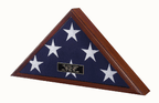 American Flag Display Case, Flag Display case, Wood Flag Display case The Military Gift Store