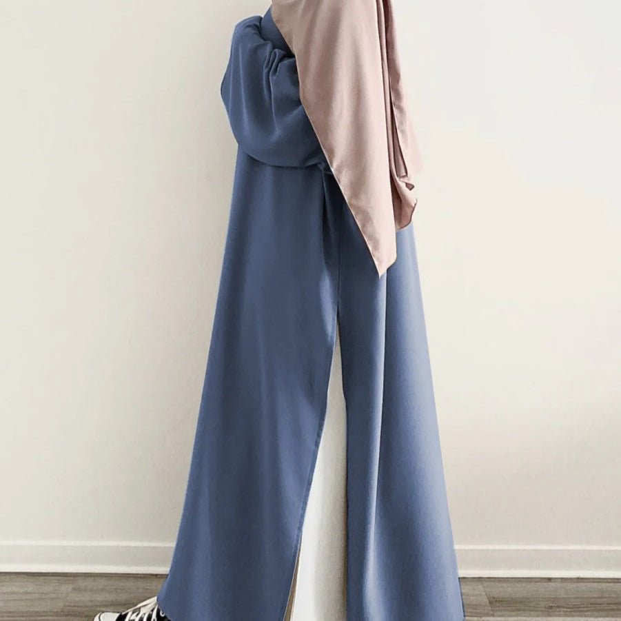 Casual Fashion Slit Abaya (MA063) - SJB-DIAMOND ELITES