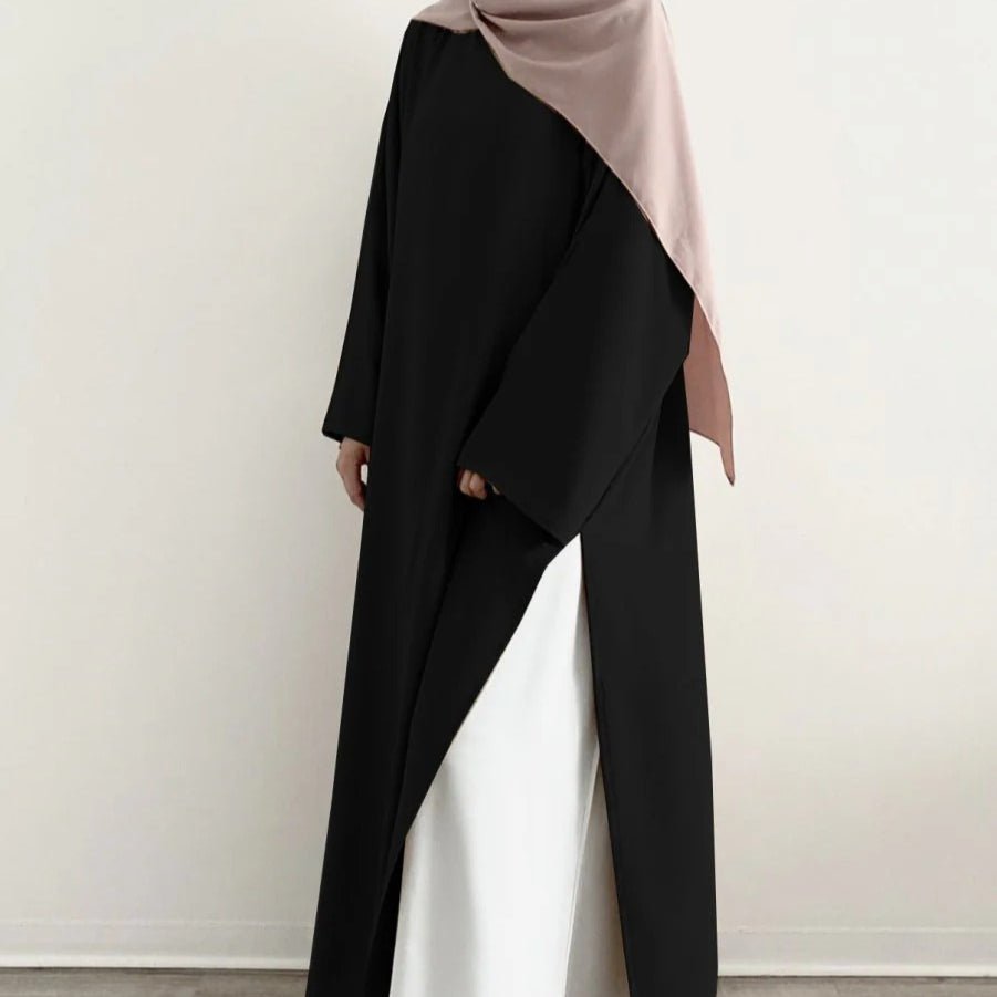 Casual Fashion Slit Abaya (MA063) - SJB-DIAMOND ELITES