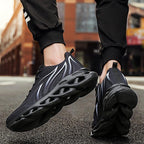 Casual Men's Running Sneakers Light Blade Breathable Comfortable Lightweight Men Jogging Breathable Tennis Sport Shoes For Workout Walking Outdoor Sport Gym Stevvex