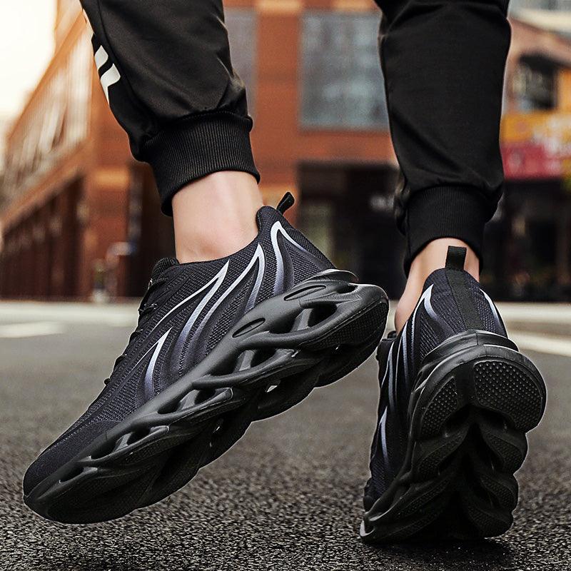 Casual Men's Running Sneakers Light Blade Breathable Comfortable Lightweight Men Jogging Breathable Tennis Sport Shoes For Workout Walking Outdoor Sport Gym Stevvex