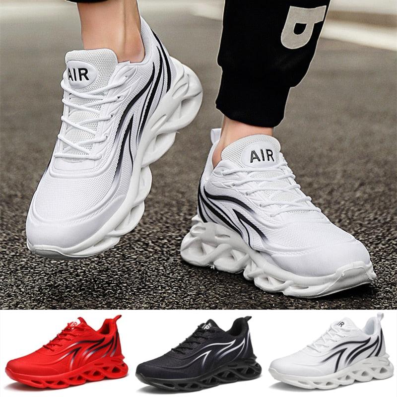 Casual Men's Running Sneakers Light Blade Breathable Comfortable Lightweight Men Jogging Breathable Tennis Sport Shoes For Workout Walking Outdoor Sport Gym Stevvex
