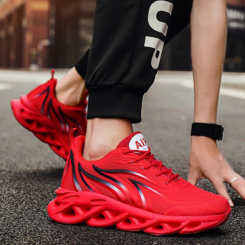 Casual Men's Running Sneakers Light Blade Breathable Comfortable Lightweight Men Jogging Breathable Tennis Sport Shoes For Workout Walking Outdoor Sport Gym Stevvex